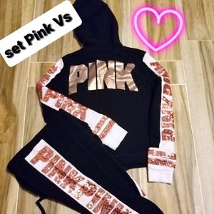 PINK VS SEQUIN SET ♡